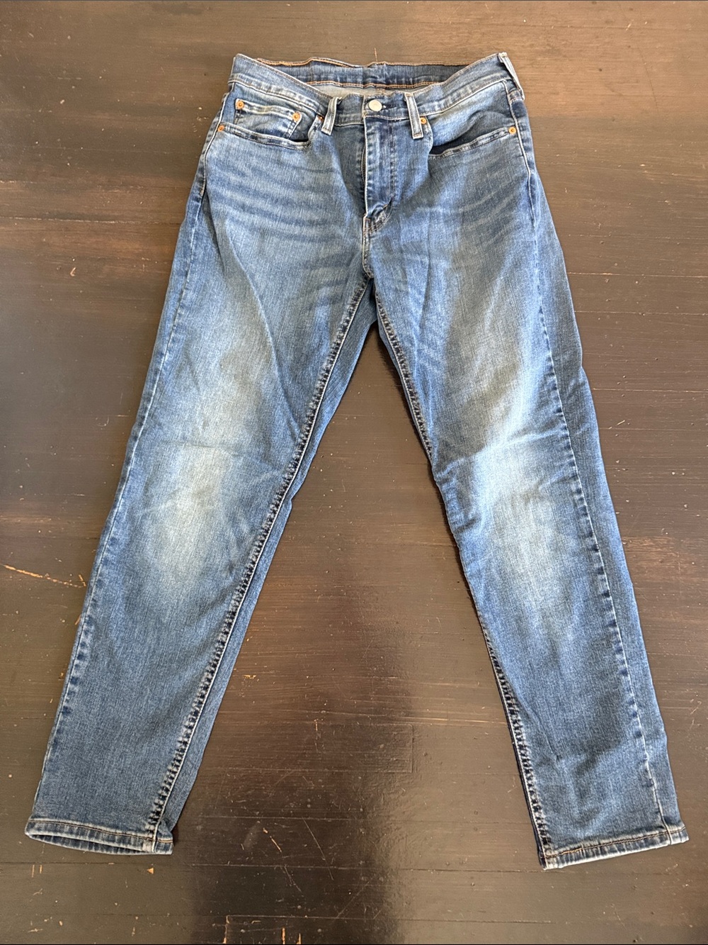 Levi's Men's Slim Straight Blue Denim Jeans